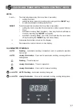 Предварительный просмотр 17 страницы Elba 9S DX 838 Instructions For The Use - Installation Advices