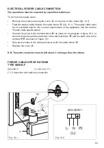 Preview for 53 page of Elba 9T VBC 634 Instructions For The Use