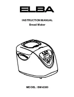 Предварительный просмотр 1 страницы Elba BM-8380 Instruction Manual