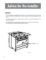 Предварительный просмотр 18 страницы Elba C 96 DF Instruction For The Use - Installation Advice