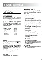 Preview for 9 page of Elba CX 906 DF Instructions For The Use