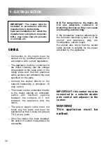 Preview for 32 page of Elba CX 906 DF Instructions For The Use