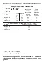 Предварительный просмотр 20 страницы Elba Domino E35-100 XD Instructions For The Use - Installation Advices