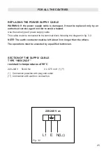 Предварительный просмотр 25 страницы Elba Domino E35-100 XD Instructions For The Use - Installation Advices