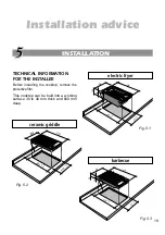 Предварительный просмотр 19 страницы Elba DOMINO HOBS Instructions For Use Manual