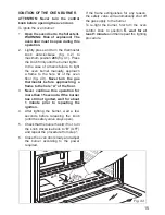 Preview for 15 page of Elba DUAL FUEL COOKERS Instructions For The Use - Installation Advices