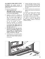 Preview for 65 page of Elba DUAL FUEL COOKERS Instructions For The Use - Installation Advices