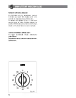 Preview for 70 page of Elba DUAL FUEL COOKERS Instructions For The Use - Installation Advices