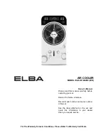 Предварительный просмотр 1 страницы Elba EAC-B1492RC(WH) Owner'S Manual