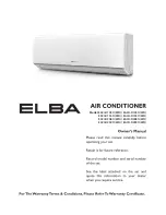 Предварительный просмотр 1 страницы Elba EACI-D1051I(WH) Owner'S Manual