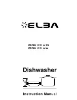 Preview for 1 page of Elba EBDW 1251 A SS Instruction Manual