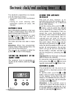 Preview for 16 page of Elba EBO9810S Instructions For The Use - Installation Advices