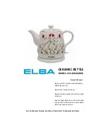 Elba ECK-B1040 Owner'S Manual предпросмотр