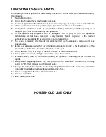 Предварительный просмотр 2 страницы Elba EDF-2725 Instruction Manual