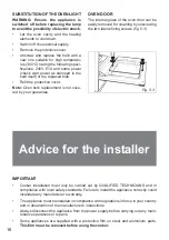 Предварительный просмотр 16 страницы Elba EEC 563 series Instructions For Use Manual