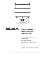 Предварительный просмотр 1 страницы Elba EFS-G1035 Owner'S Manual