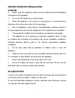 Preview for 4 page of Elba EGC-C9703G(BK) Owner'S Manual