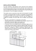 Предварительный просмотр 12 страницы Elba EGH-K8942G Owner'S Manual