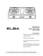 Предварительный просмотр 1 страницы Elba EGS-F7102(SS) Owner'S Manual