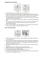 Предварительный просмотр 6 страницы Elba EGSI-C1540 Owner'S Manual