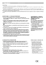 Preview for 3 page of Elba EGV 13 Instructions For Use Manual