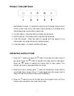 Предварительный просмотр 4 страницы Elba EH-E9122ST(BK) Owner'S Manual