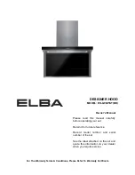 Preview for 1 page of Elba EH-G9325ST Owner'S Manual