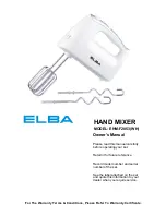 Preview for 1 page of Elba EHM-F2053(WH) Owner'S Manual