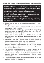 Preview for 3 page of Elba EHS 635 SB Instructions For The Use - Installation Advices