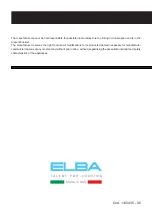 Preview for 28 page of Elba EHS 635 SB Instructions For The Use - Installation Advices