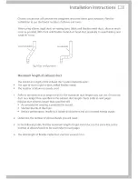 Preview for 15 page of Elba Elba DE60F27EW1 Installation Instructions And User Manual