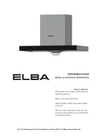 Elba Elegante EH-B9025ST(SS) Owner'S Manual preview