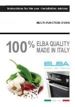 Preview for 1 page of Elba ELIO E93 MF Instructions For The Use