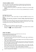 Preview for 42 page of Elba ELIO E93 MF Instructions For The Use