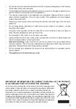 Preview for 5 page of Elba ELSC 90 DF Instructions For Use Manual