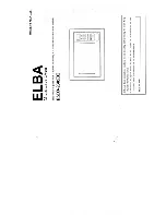 Preview for 1 page of Elba EMO-2305BI Owner'S Manual