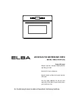 Preview for 1 page of Elba EMO-C3561ST Owner'S Manual