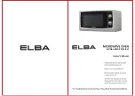 Предварительный просмотр 1 страницы Elba EMO-F2074(SV) Owner'S Manual