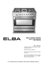 Предварительный просмотр 1 страницы Elba EPRC-9850FE Owner'S Manual