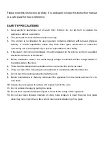 Предварительный просмотр 3 страницы Elba EPRC-9850FE Owner'S Manual