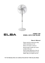 Elba ESF-E1638TM Owner'S Manual preview