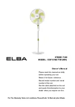 Elba ESF-E1647TM WH Owner'S Manual preview