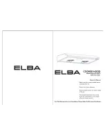 Предварительный просмотр 1 страницы Elba ESH-A7611 Owner'S Manual