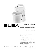 Предварительный просмотр 1 страницы Elba ESMB-A3530 Owner'S Manual