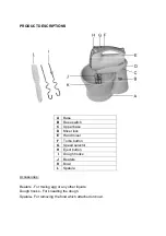 Предварительный просмотр 3 страницы Elba ESMB-C4035 Owner'S Manual