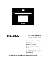 Предварительный просмотр 1 страницы Elba ESO-G3070ST(BK) Owner'S Manual