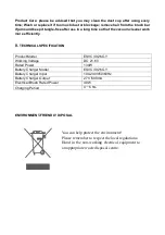 Предварительный просмотр 11 страницы Elba ESVC 3926 GY Instruction Manual