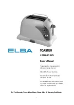 Elba ET-2171 Owner'S Manual preview