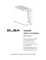 Elba ET-G2770(WH) Owner'S Manual preview