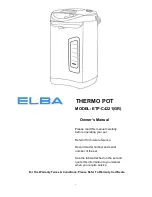 Предварительный просмотр 1 страницы Elba ETP-C4221 Owner'S Manual